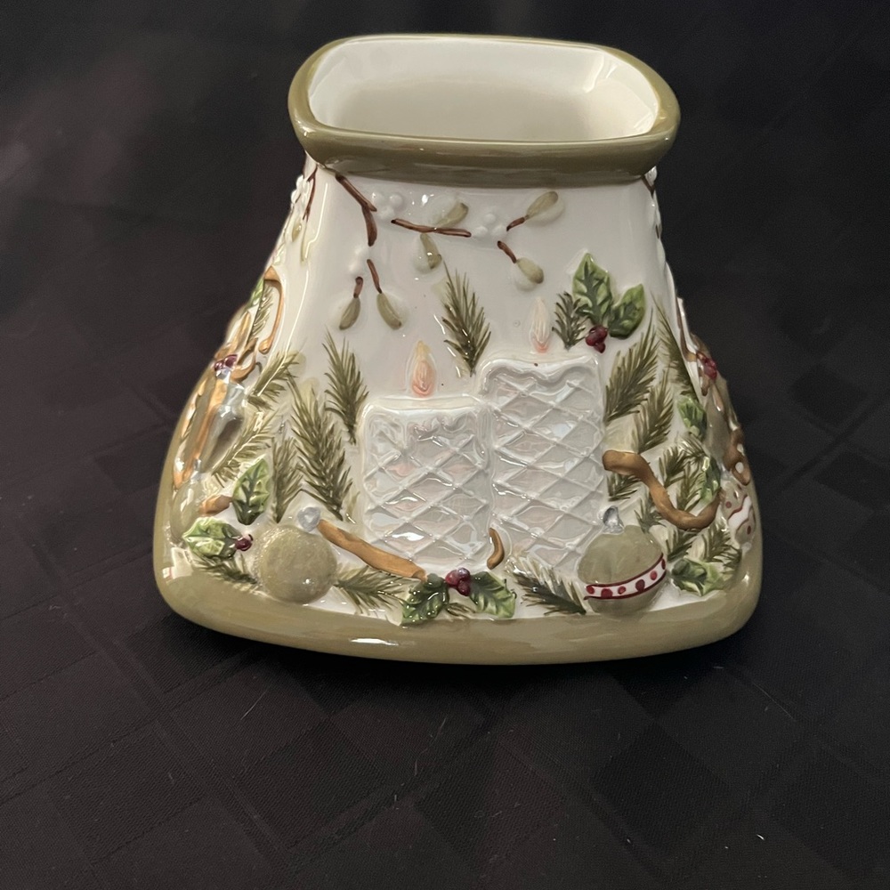 Yankee candle Christmas candle topper